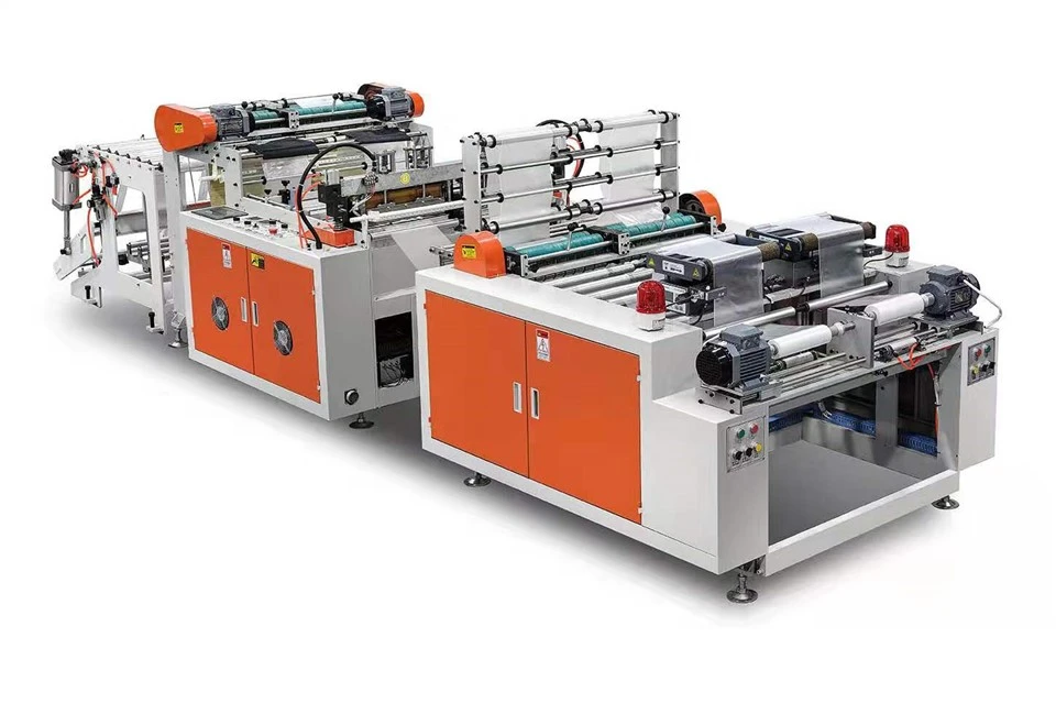 Completamente Automatico Doppio Linee Rotolamento Sacchetto Fabbricazione Macchina