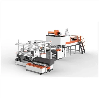 Macchina per la produzione di film stretch e aderente in PE a 3 strati
